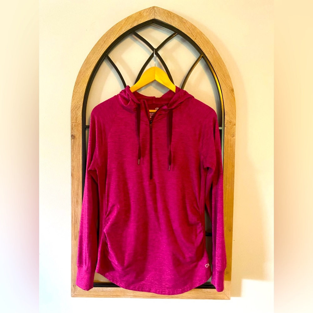 Gap Maternity Brushed Tech Jersey Magenta Medium